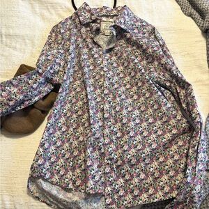 Jos. A. Bank Multicolor Floral Shirt